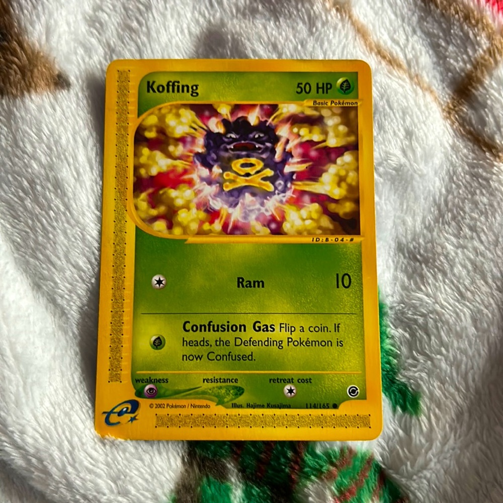 2002 Pokemon Koffing 114/165
